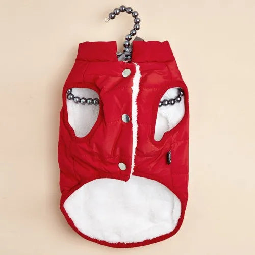 Kingtale Custom Pet Suppliers Dog Accessories  2 Layers Fleece Lined Pet Dog Jacket for Winter Cold Weather