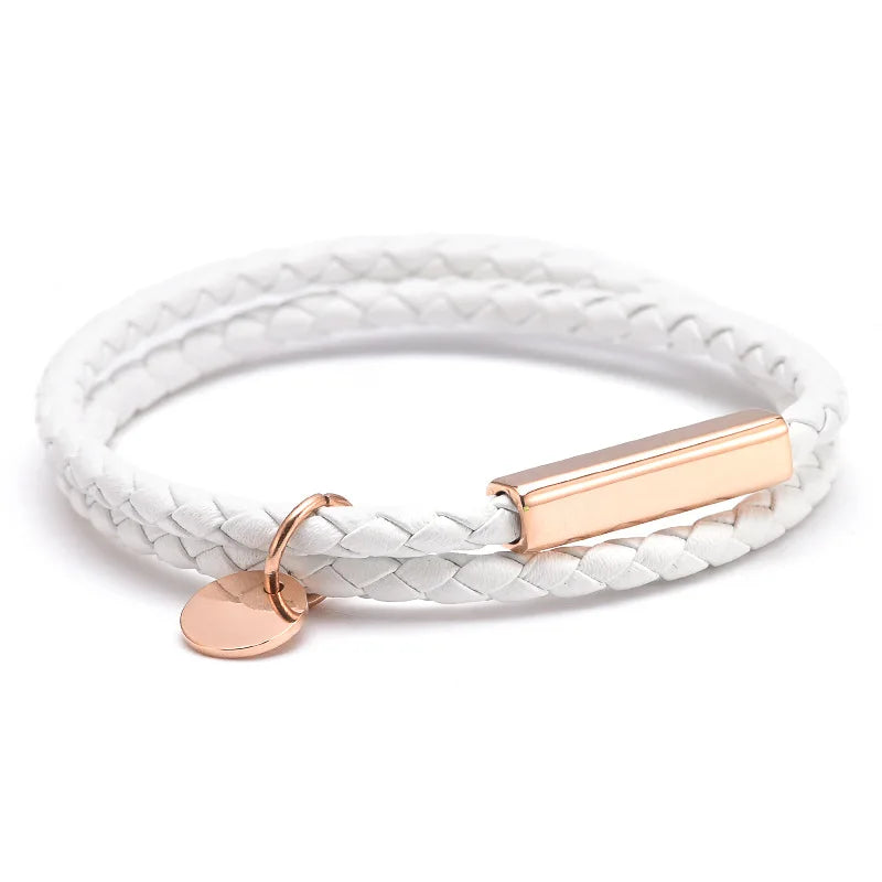 Wholesale Leather Bracelet for Engraving Genuine Leather Bracelet ODM Design