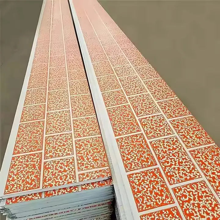 PU brick wall panels cold room panels sound proofing Polyurethane sandwich panel