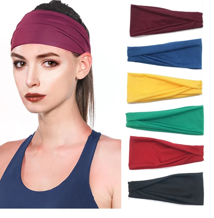 Custom Vincha Plain Soft Stretchy Yoga Sports Fashion Headband Comfortable Headband for Women and Girls