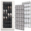 Over the Door Shoe Rack with 24 Large Mesh Pockets Hanging Shoe Organizer for Closet Hanging Shoe Rack Holder Hanger