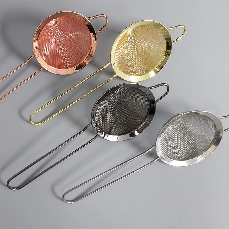 Multifunctional Matcha Powder Tea Filter Stainless Steel Tea Strainer Sifter bar Specific Cone Filter Screen Kitchen Tool