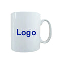 Unionpromo 11oz White Ceramic Cup Custom Luxury Handgrip Coffee Mug Eco-Friendly Pottery Water Beer Tea Milk Home Gift