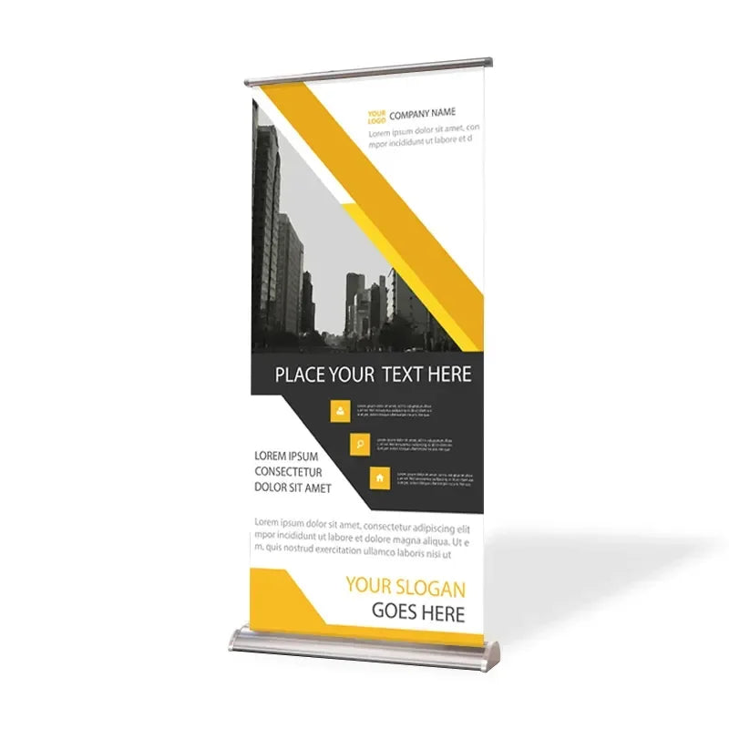 Factory Direct Outdoor Aluminum Large Size Roll up Banner Display Custom Advertising Display Free Design Waterproof UV Resistant