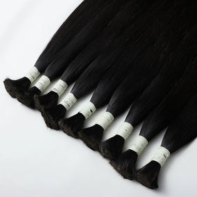 Wholesale Products Sale Double Drawn Remy 100% Human Hair Bundles Bulk 12a Cuticle Aglined Raw Natural Hair for Hair Extensions