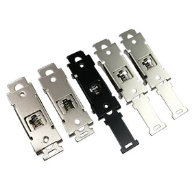 Solid State Relay Clip Clamp With 2 Mounting Screws DIN Rail Mounting Accessories Metal DIN Rail Mounting Clips