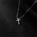 FUAMAY Croix Pendentifs Cross Necklaces for Women Link Chain Christian Jewelry for Gift Party Anniversary