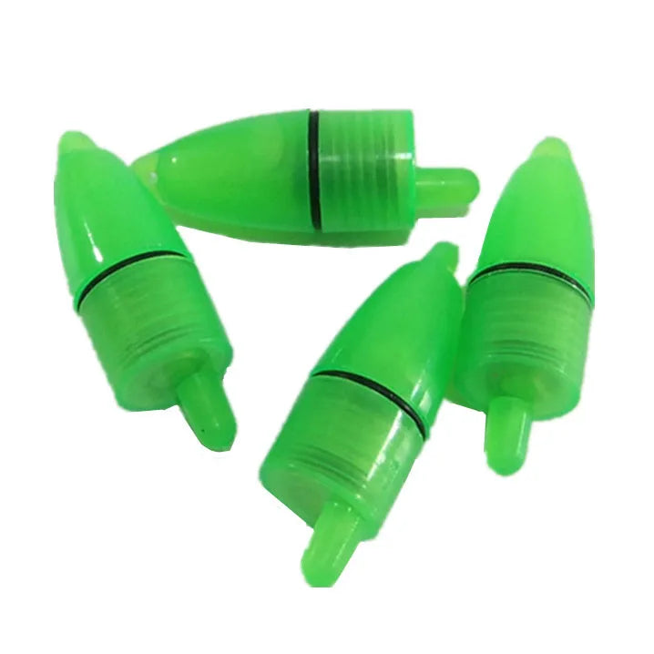 Green Sea Rod Fishing Rod Night Fishing Accessories Bell Electronic Signal Lamp Battery Powered Plastic