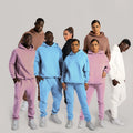 Unisex Track Suit Plain Jogger 2 Piece Pants Set Jogging Sweatsuit Sportswear Custom logo 100% Cotton Sweat Suit Men Women