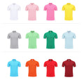 Custom 100% Cotton 220 Gsm T Shirts Blank Plain Polo Shirts Embroidery Printing Unisex Golf Polo T-Shirts