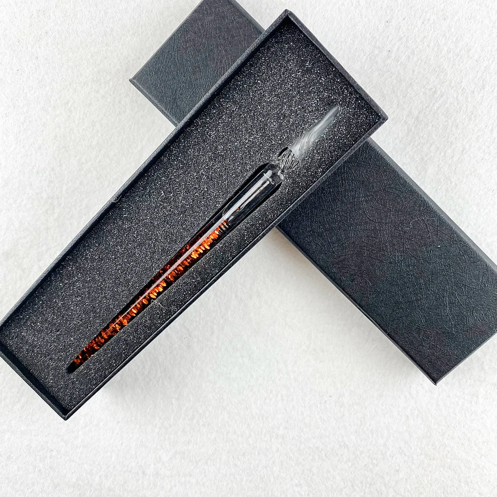 Gemfully Teachers Day Gift Ideas Customizable Items Glitter Glass Pen Women Gift Set in Box
