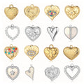 Beimai OEM Pendant Heart DIY Accessories Shell Wholesale Charms for Jewelry Making  Stainless Steel Pendant