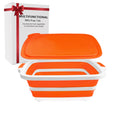 Factory Sale 8L/16L/30L Large Collapsible Cutting Board Portable BBQ Prep Tub with Lid Eco-Friendly Rectangular Meal Prep Tool