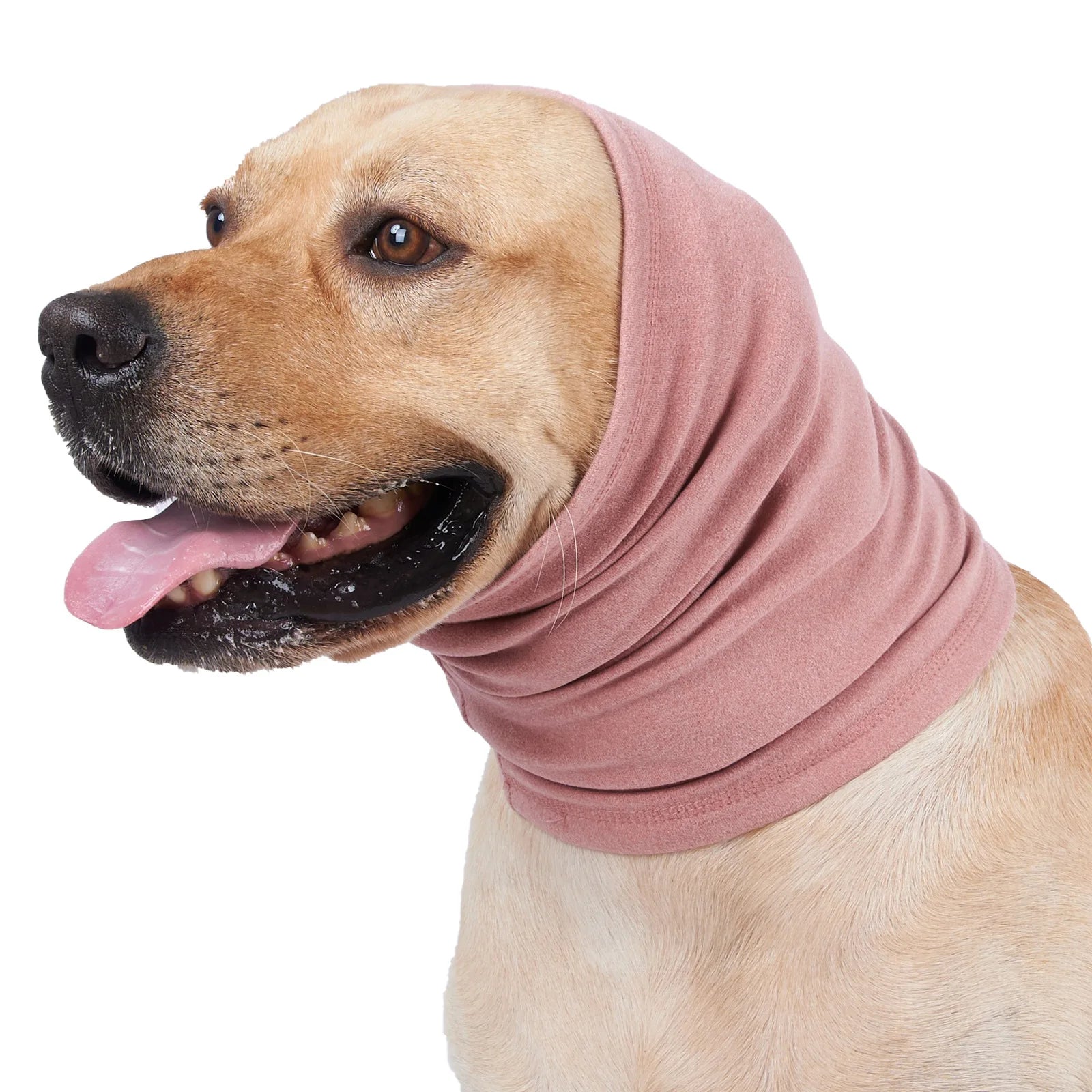 MayChan New Solid Pattern Rabbit Wool Pet Dog Scarf Winter Anti-Thunder Anti-Scare Soothing Headgear Neck Protection