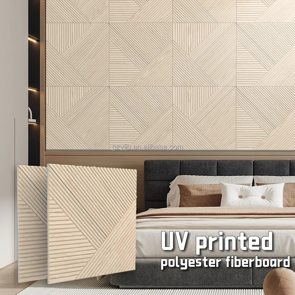 Modern Self Adhesive Wood Grain Acoustic Panels Soundproof Wall Tiles for Studio Office Hotel Home Decor