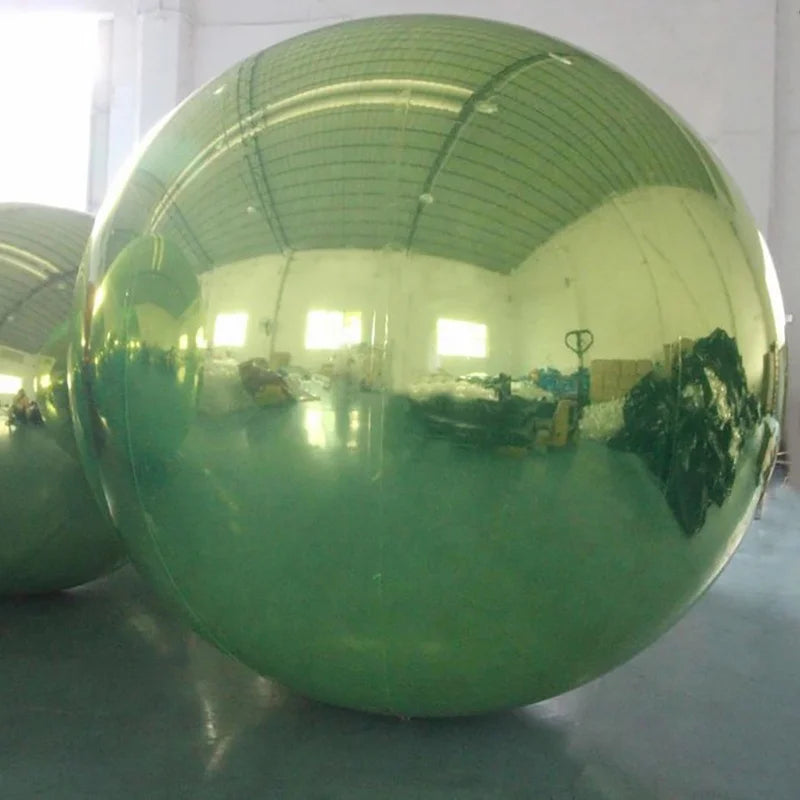 Customizable Multi-Color Reflex Mirror Advertising Inflatable Balloons (PVC/Nylon) for Party Christmas New Year