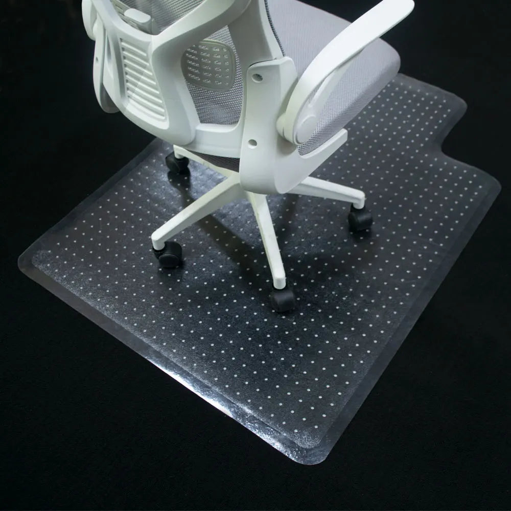 Modern Washable Office Clear Chair Mat with Lip Anti-Slip Edge for Carpet