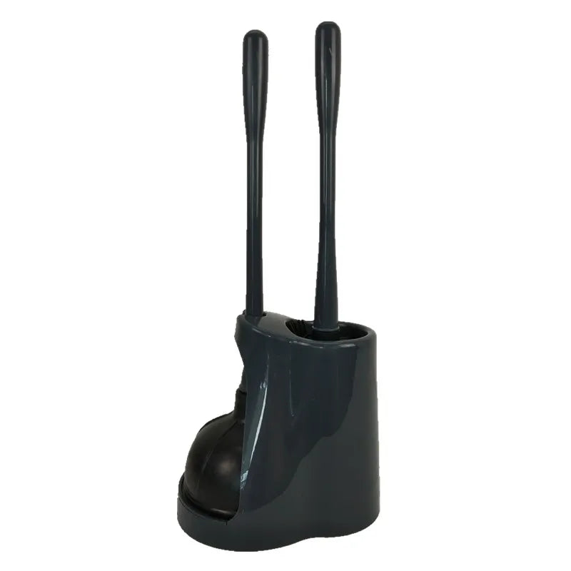 Factory Sale Good Quality New Style Rubber Toilet Plunger and Plastic Toilet Bowl Brush Combo