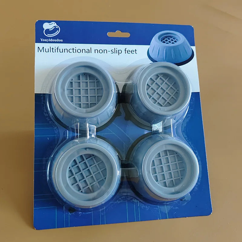Anti-Vibration Pads for Washing Machines Lifting Rubber Feet Anti-Slip Mute Universal Furniture Levelers Fixed Foot Base Plate