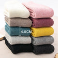 Low MOQ Cold Resistant Cashmere Socks Women Warm Thick Long Comfy Fleece Wool Socks Wholesale Winter Thermal Socks Women