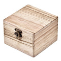 Natural Bamboo Luxury Eco-Friendly Square Wooden Packaging Luxury Watch Gift Box Case with Custom Engraved Logo