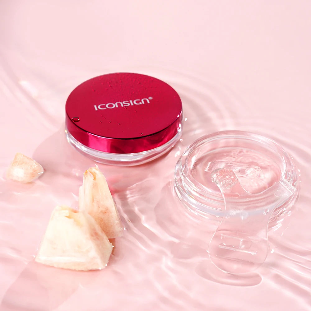 Iconsign Peach Flavor Quick Dry No Harm Mild 8g Fruity Lash Lift Glue Balm with Custom Logo and Tool