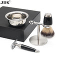 Wholesale Mens Luxury Beard Shaving Brush Shave Bowl Customized Kit Gift Shaving Razor Set for Men