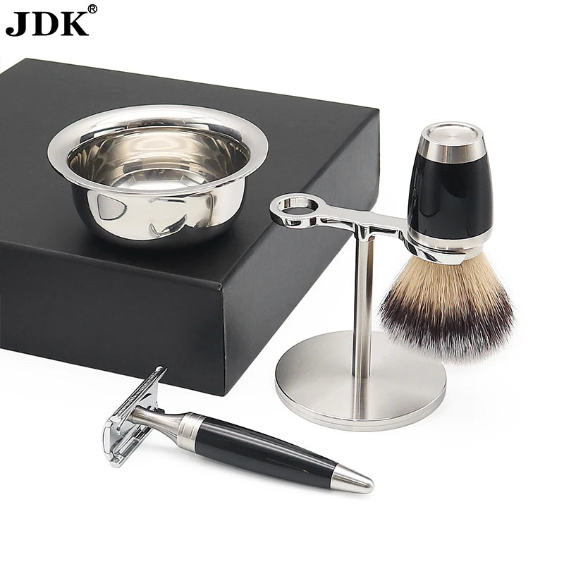 Wholesale Mens Luxury Beard Shaving Brush Shave Bowl Customized Kit Gift Shaving Razor Set for Men