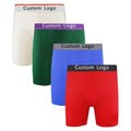 Wholesale Best Quality Top Desgin Custom Logo Men's 100% Cotton Breathable Underwear Comfortable Brief Boxers