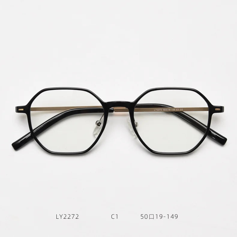 2025 New Retro Ultra-light TR90 Anti-blue Light Female Fashion Exquisite Brand Casual TR90 Frame Flat Light Glasses