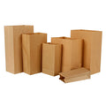 KFC Hamburger Food Packaging Paper Bag One-time Oil Proof Takeout Kraft Paper Bag Custom