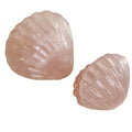 Hot Sale Natural Crystal Gemstone Carved Jewelry Box Crystals Healing Rose Quartz Shell Box