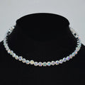 New Design Multi Layered Crystal Necklace Exaggerates Gold Silver Bride Necklace for Women Wedding Party Bridal Jewelry