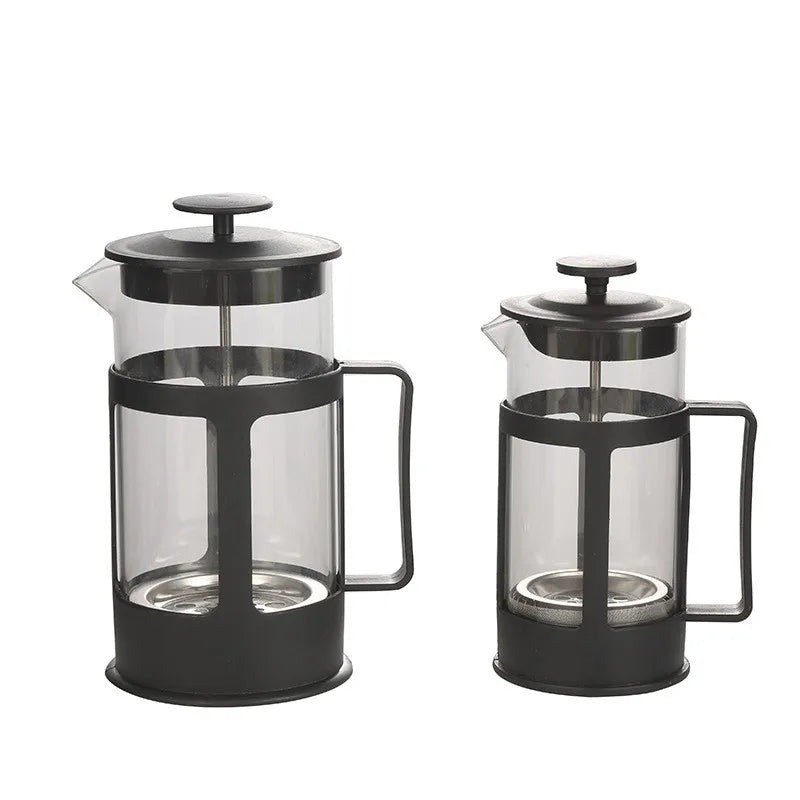 2025 Trending Product Manual French Press Coffee Maker Mini French Press Pot Coffee Filter Pot Tea Maker Glass