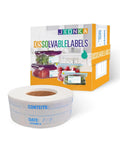Dissolvable Food Labels Can Be Moved Freeze Stickers Kitchen 1 X 2 in 500pcs Food Container Bottle Jars Label Soy Ink
