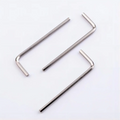 M2.5 Nickel Plated L Type Hex Wrench L Shape Hex Key Allen Key L Hex Allen Spanner