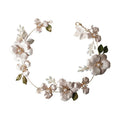 Fairy Wedding Headpiece Hair Accessories Flower Leaf Headdress Bridal Headband Hair Vine for Photography Travel Props MegaBDM