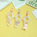 Cute Bear Earphone Hole Small Pendant Accessories Simple Pearl love Small Pendant Student Key Chain Accessories