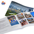 Custom Colorful Perfect Binding Urban Architecture Brochure Magazine Catalogue A4 B5 Softcover Offset Cardboard Varnishing Books