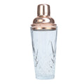 New Arrival 13oz 350ml Hand Made Lead Free boston Shaker Set Glass with Stainless Steel Gold Lid for Barware Bars Clube Tools