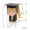 CSMD Chinese Manufacturers Wholesale Paper Cardboard Bachelor Hat Students Graduation Paper Box for Doctor