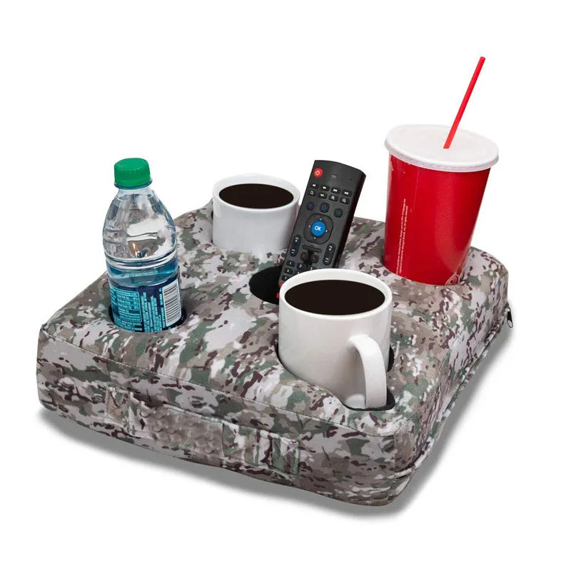 Kingworth Couch Sofa Functional Cushion Prevent Spills Cup Holder Pillow Bed Cup Deluxe Pillow for Car