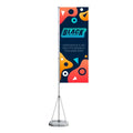 China Factory Eco Friendly Suction Cup Teardrop Flag Flag Beach Flag Thermal Transfer Printing