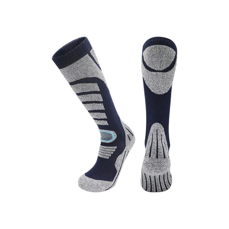 Winter Professional Ski Socks Thickened Long Tube Warm Cotton Snow Socks with Towel Bottom for Men Women and Kids