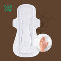 Niceday Disposable Cotton Lady Soft Sanitary Towel High Absorbency Organic Pure Cotton Biodegradable Sanitary Pads Napkins