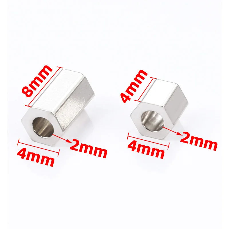 4x8mm DIY Original un Color Spacer Jewelry Making Rectangle Polished Hexagonal and Square Beads Spaced and Scattered Beads