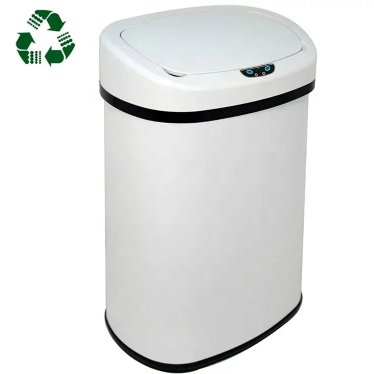 13-Gallon Touch Free Sensor Automatic Touchless Trash Can Kitchen Office
