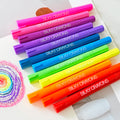 12 Bright Color  Art Supply Twistable Crayons Silky Washable Gel - Non Toxic Twist up Easy Glide Adult Coloring Books