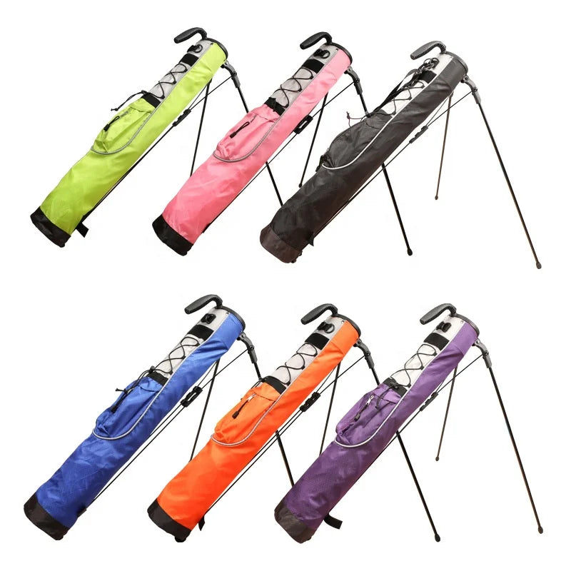 In Stock Lightweight Polyester Golf Carry Stand Bag Portable Sunday Bag with Customizable Logo for Adults Pitch and Putt