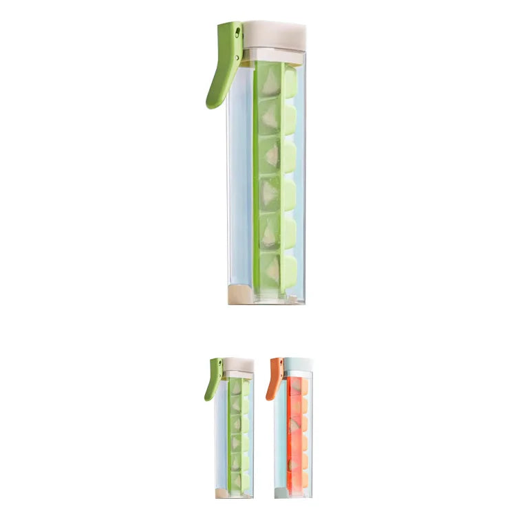 2025 Wholesale Ice Cubes Molds 6-grid Household Promotion Press Ice Tray Shapes Maker with Storage Boxe
